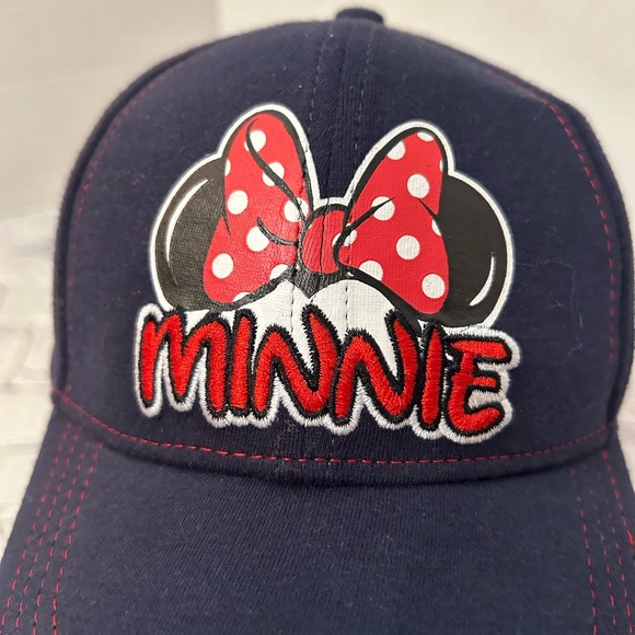 DISNEY 100% COTTON GLOBALL SUN MINNIE MOUSE WOMENS ADJUSTABLE CAP O/S - Picture 2 of 8